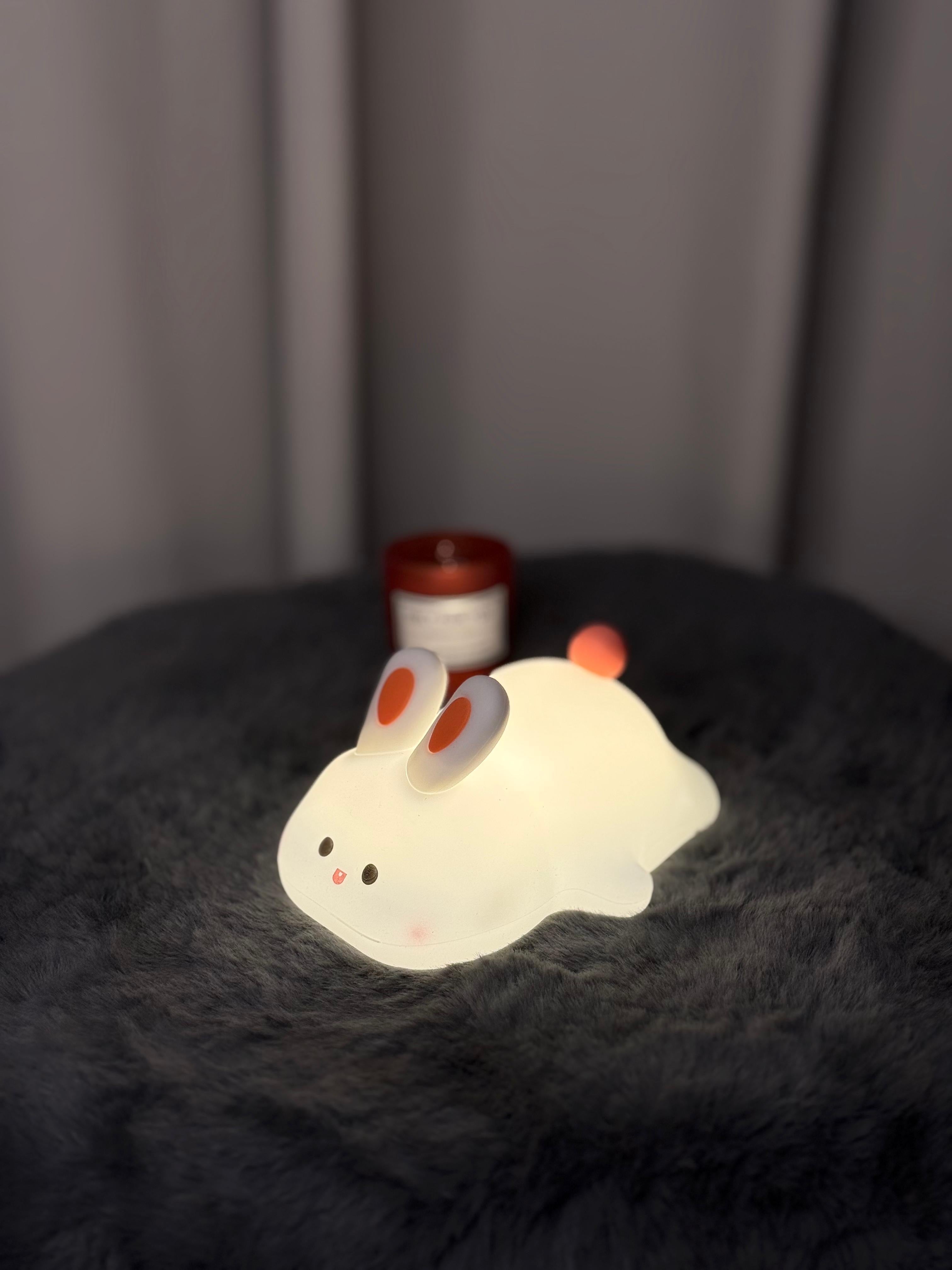 Cute Bunny(Rabit) Silicone Night Lamp