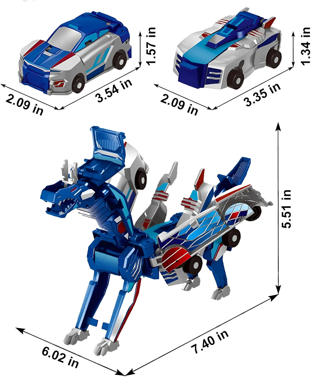 DinoDrift - 2-in-1 Collision Transforming Dino-Car