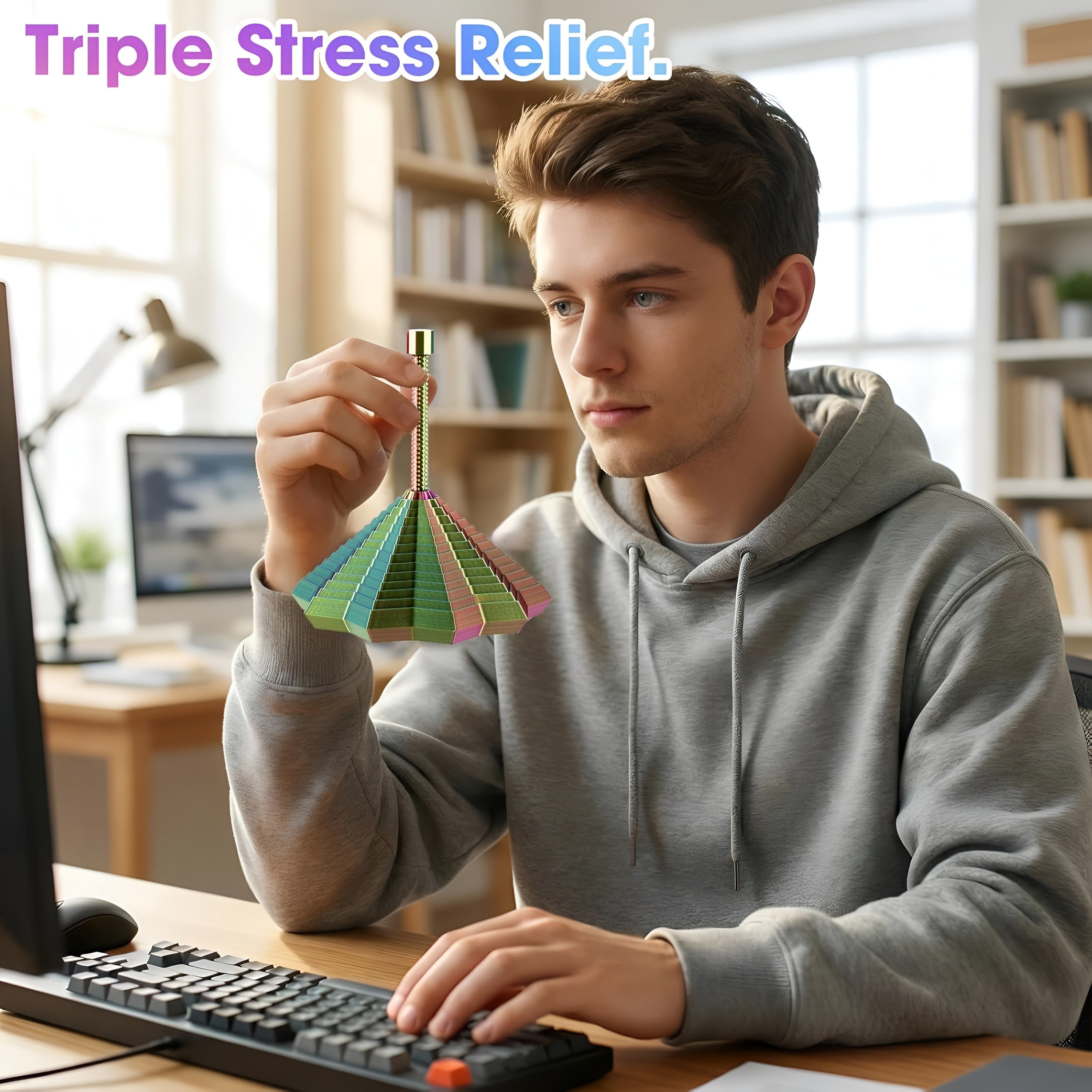 InfinityBolt - 3D Printed Impossible Fidget Toy