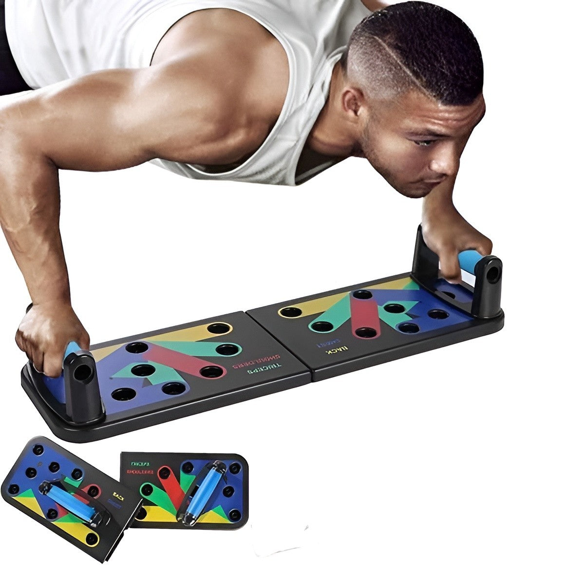 Complete Arm Muscle Targeting Push Up Board 9-in-1