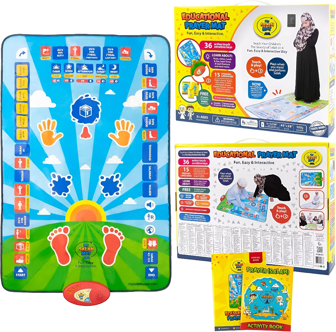 Smart Interactive Kids Prayer Mat – Learn Namaz