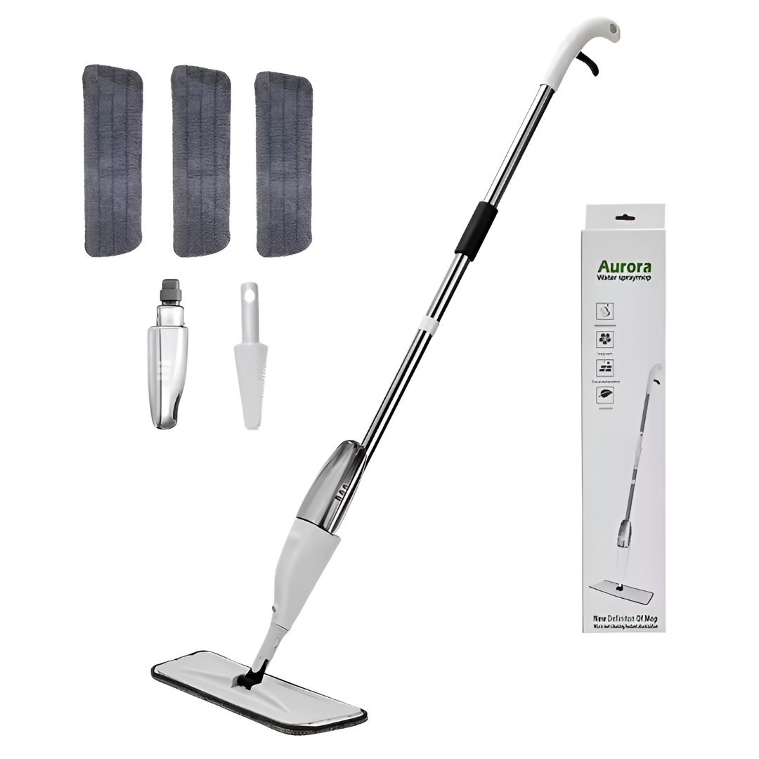 360° Rotating Spray Mop With Water – Easy Floor Cleaning