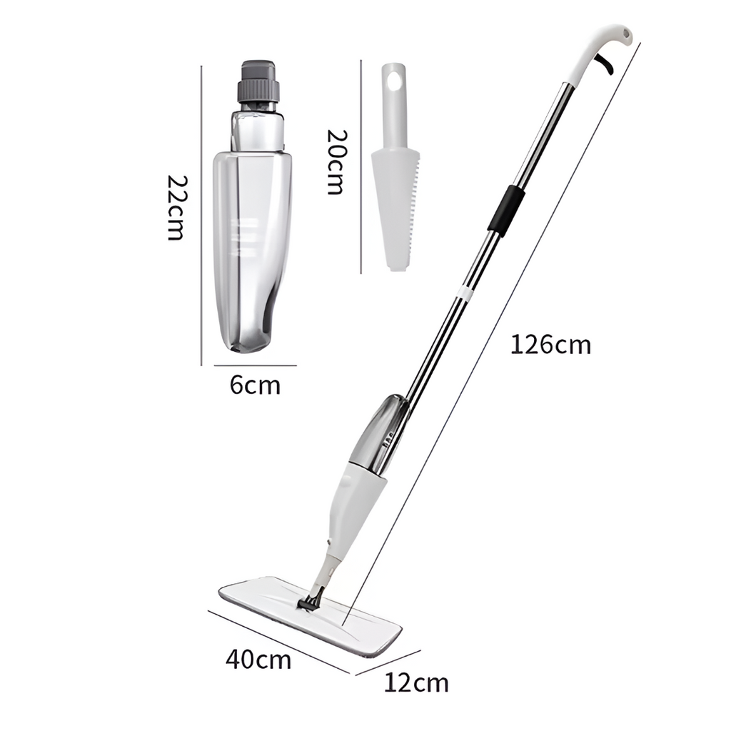 360° Rotating Spray Mop With Water – Easy Floor Cleaning