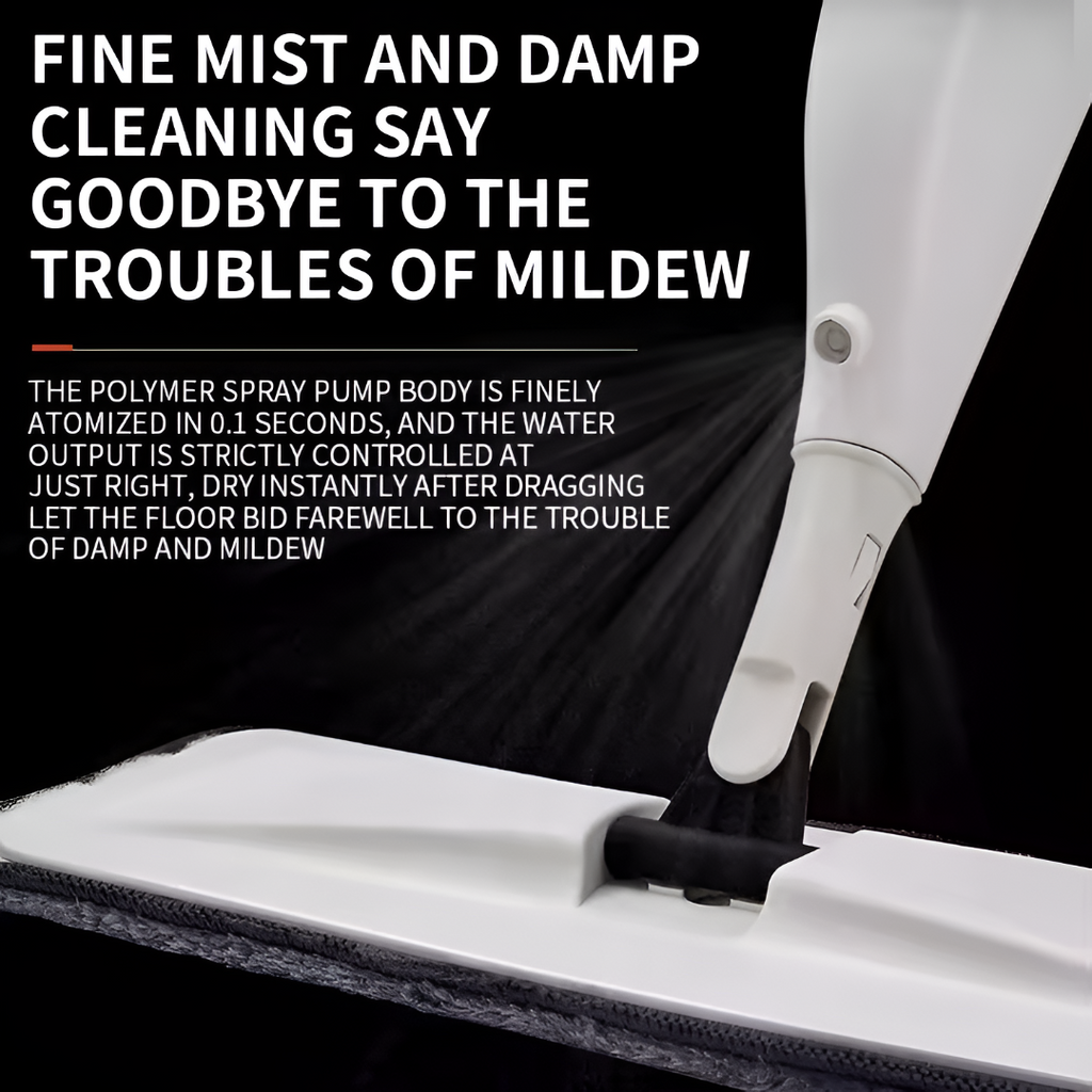 360° Rotating Spray Mop With Water – Easy Floor Cleaning