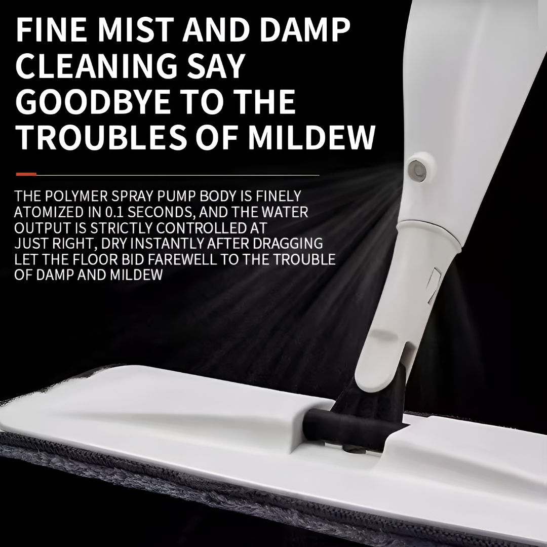 360° Rotating Spray Mop With Water – Easy Floor Cleaning