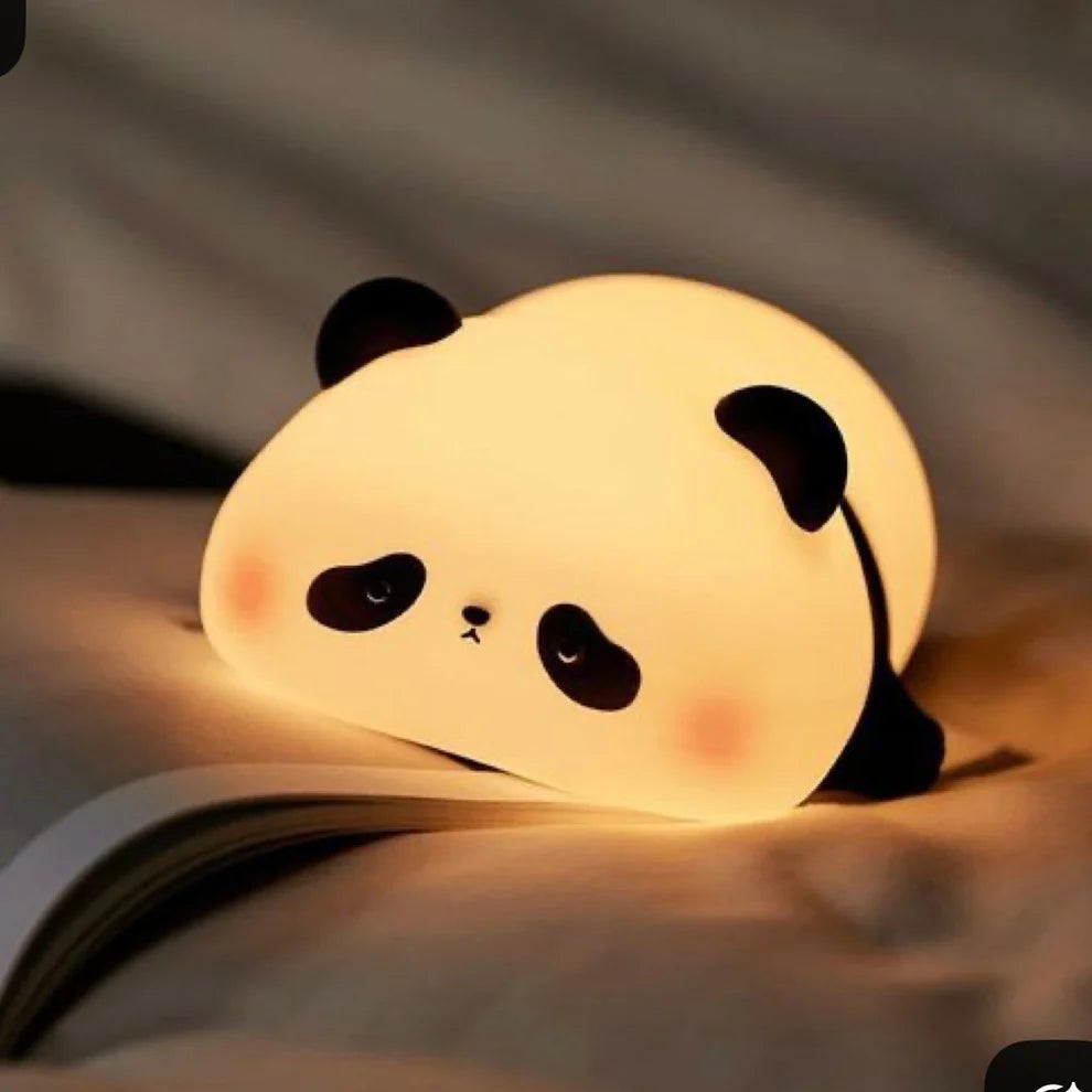 Cute Panda Silicone Lamp – Cozy Night Light