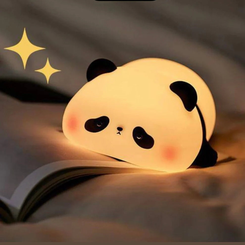 Cute Panda Silicone Lamp – Cozy Night Light