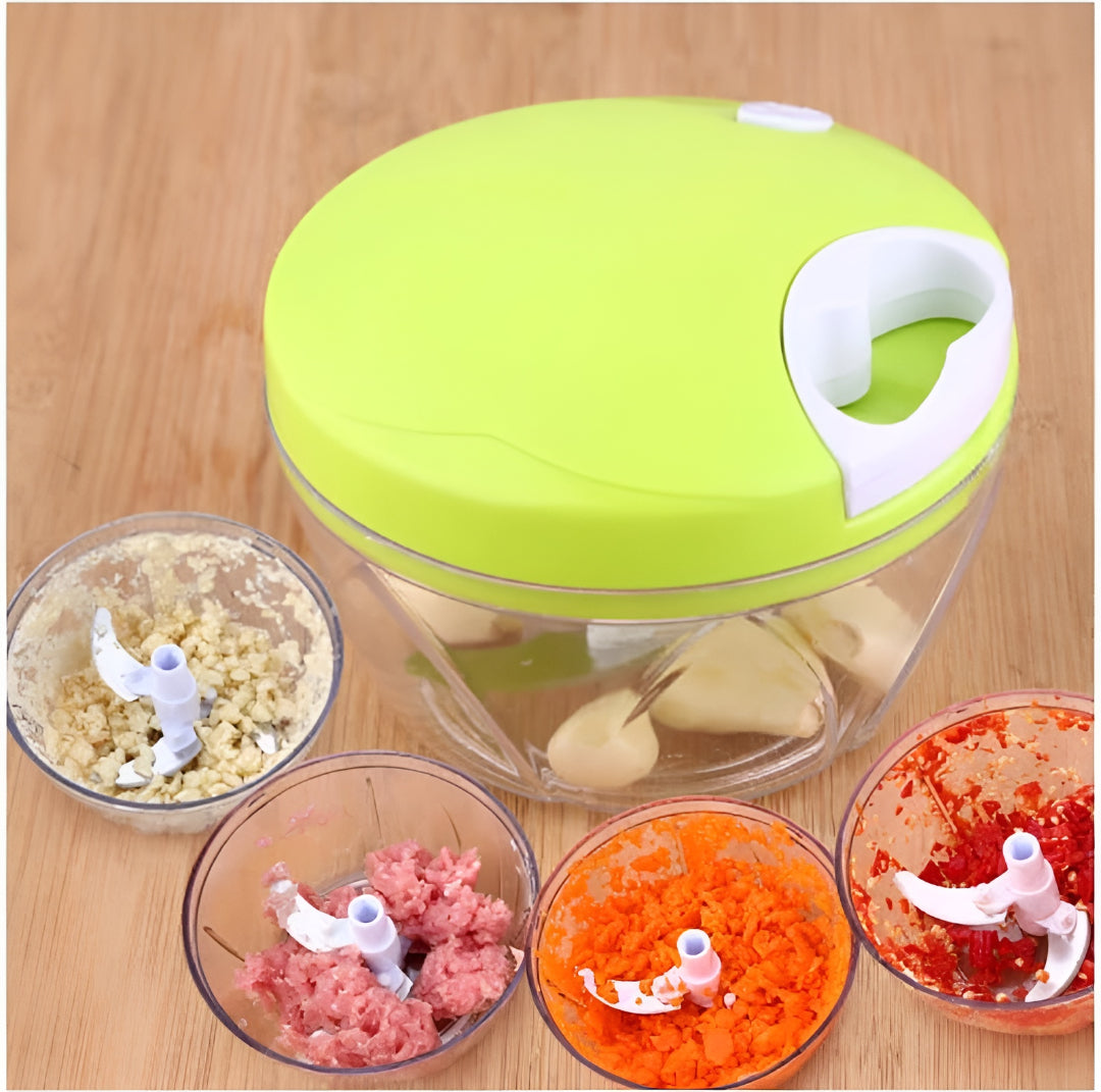 Manual Spin Food Chopper – Quick Kitchen Cutter
