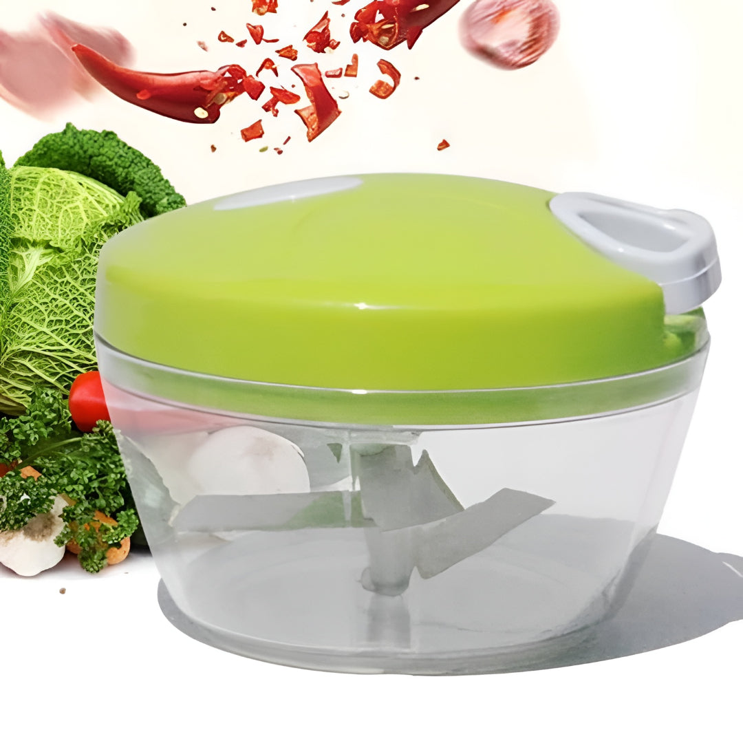 Manual Spin Food Chopper – Quick Kitchen Cutter
