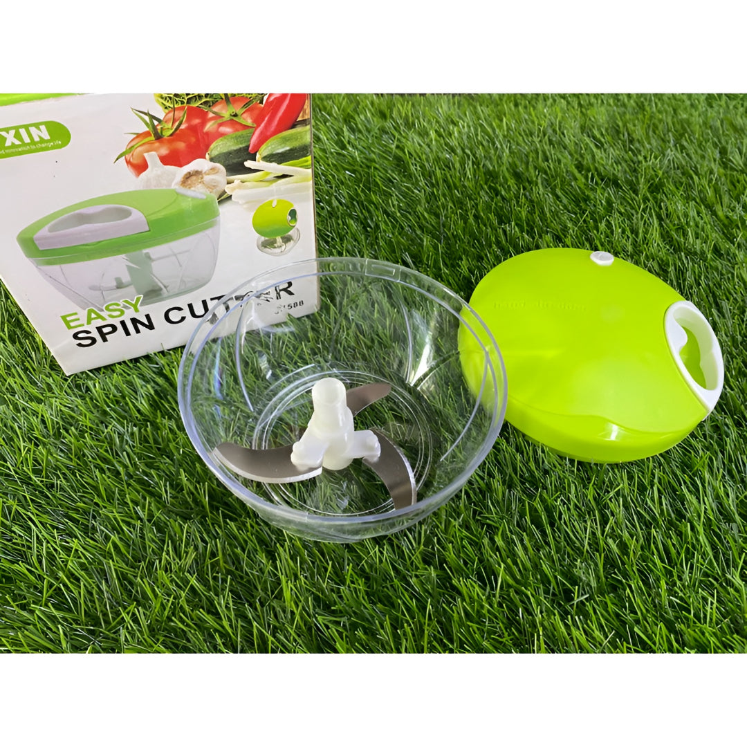Manual Spin Food Chopper – Quick Kitchen Cutter