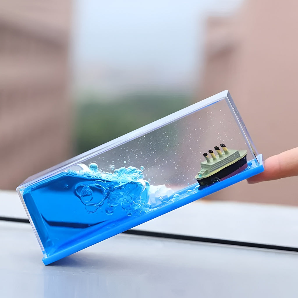 Ocean Wave Liquid Motion Decor